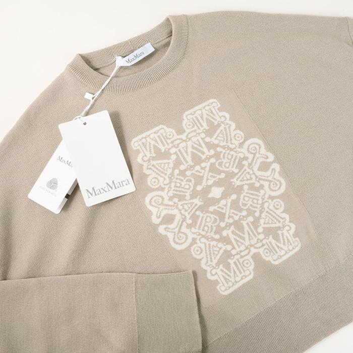 最高級白タグ マックスマーラ クロップドニットセーター ロング