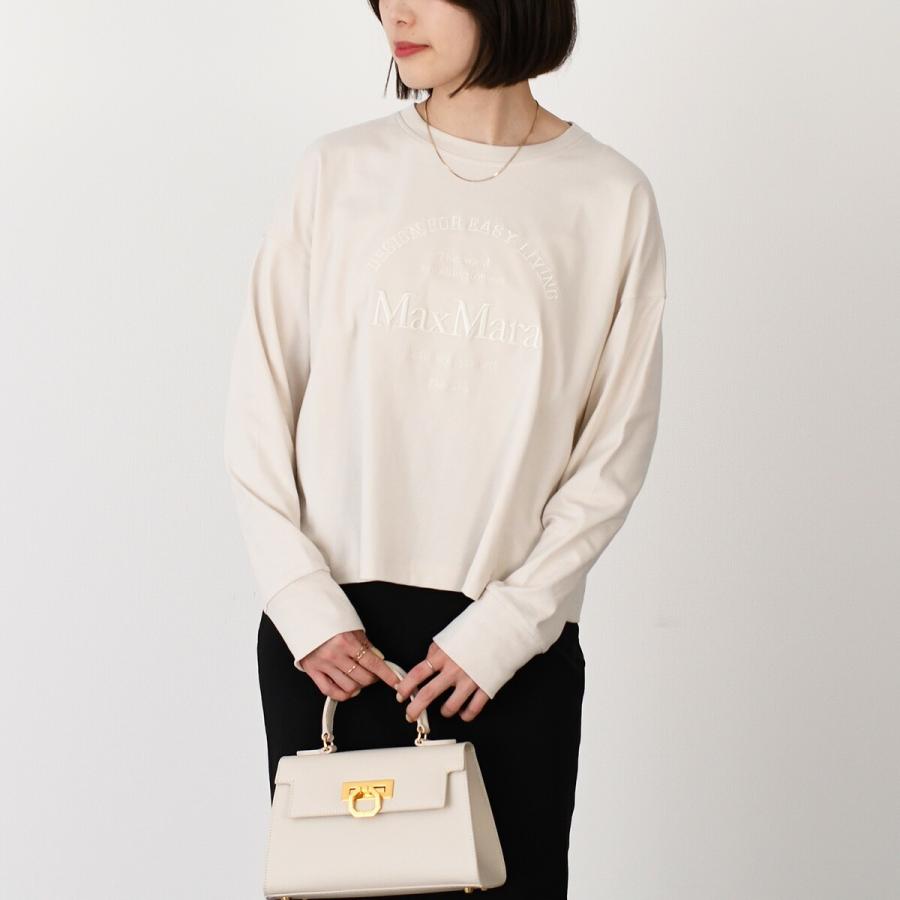 マックスマーラ コットン ジャージー トップ ベージュ Max Mara（マックスマーラ） 【Tシャツ2点10％OFF】S Max Mara エス T