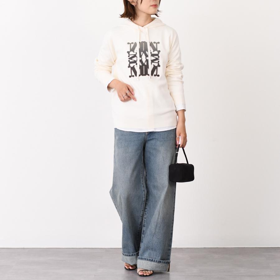 マックスマーラ　ニット　フード　フーディ　ウール　Ｍ　Vネック　白タグ　高級 マックスマーラ ニット フード フーディ ウール M Vネック 白