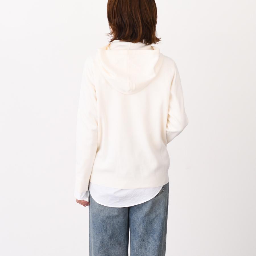 マックスマーラ　ニット　フード　フーディ　ウール　Ｍ　Vネック　白タグ　高級 マックスマーラ ニット フード フーディ ウール M Vネック 白