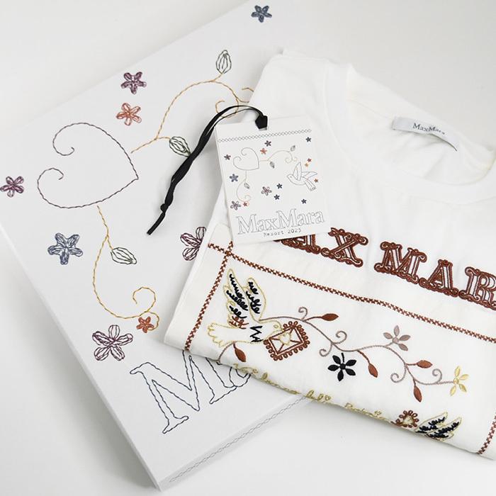 Max Mara マックスマーラ トップス TSHIRT ピュア コットン