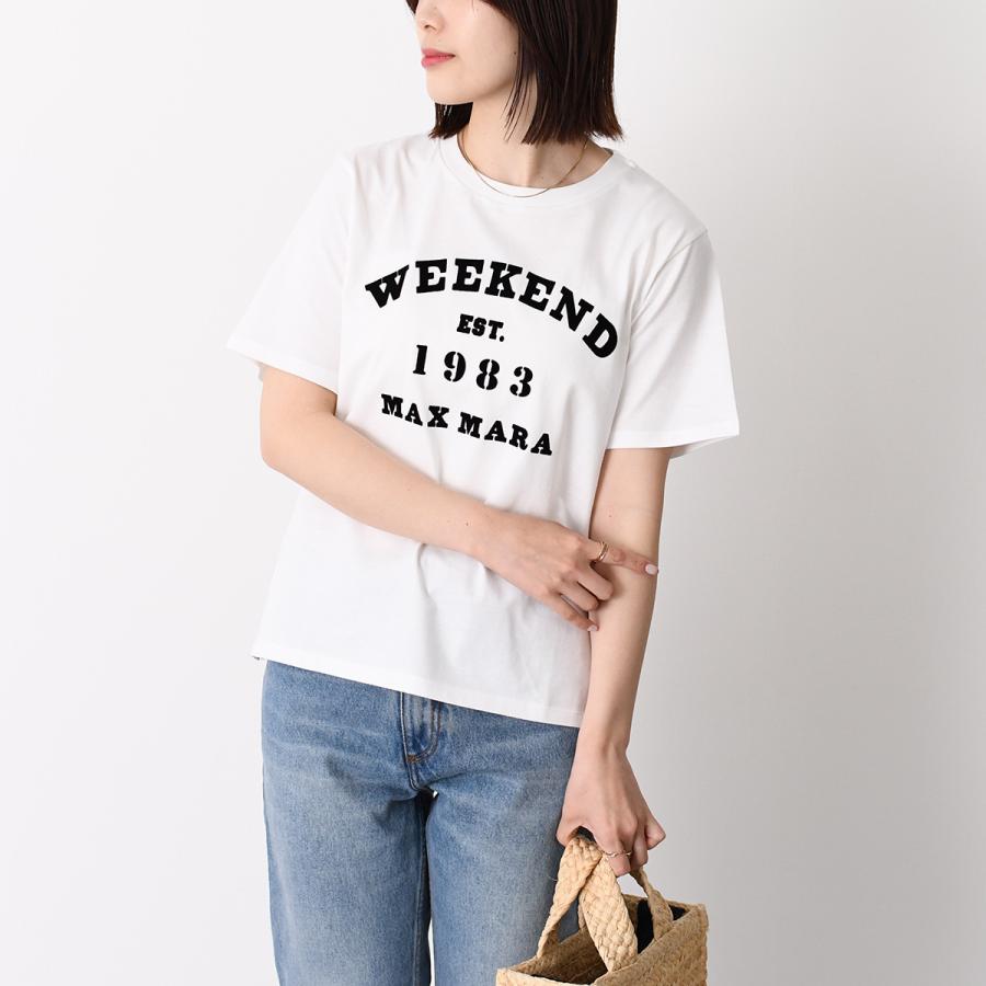 【新品】ウィークエンド マックスマーラ テーヌエ Tシャツ ホワイト XS Max Mara（マックスマーラ） Weekend Max Mara ウィークエンド Tシャツ