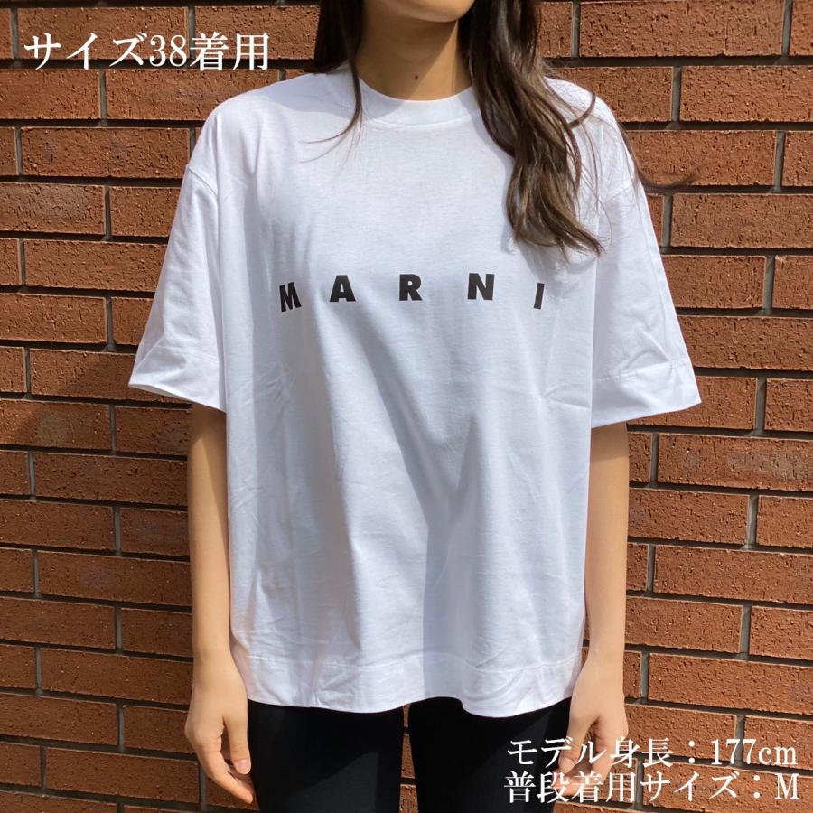 新品 MARNI マルニ Tシャツ ロゴ 50 ホワイト - nimfomane.com