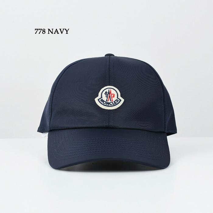 MONCLER モンクレール 帽子 キャップ サテンベースボールCAP 