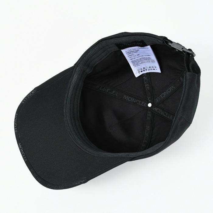 MONCLER モンクレール 帽子 コットンギャバジンベースボールCAP 3B000040U082 レディース 999 BLACK ブラック キャップ ギフト おすすめ 人気｜selectshopfelice｜06