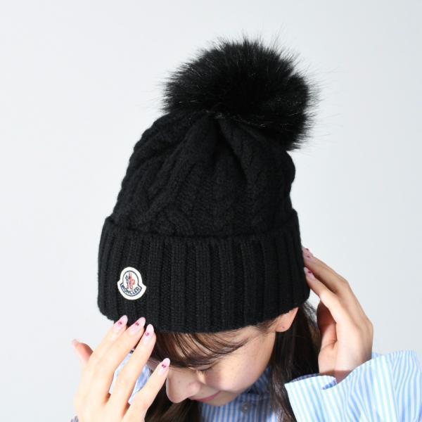 最終値下げ！MONCLER ニット帽 中古・古着通販】MONCLER (モンクレール) ニット帽 オリーブ 未