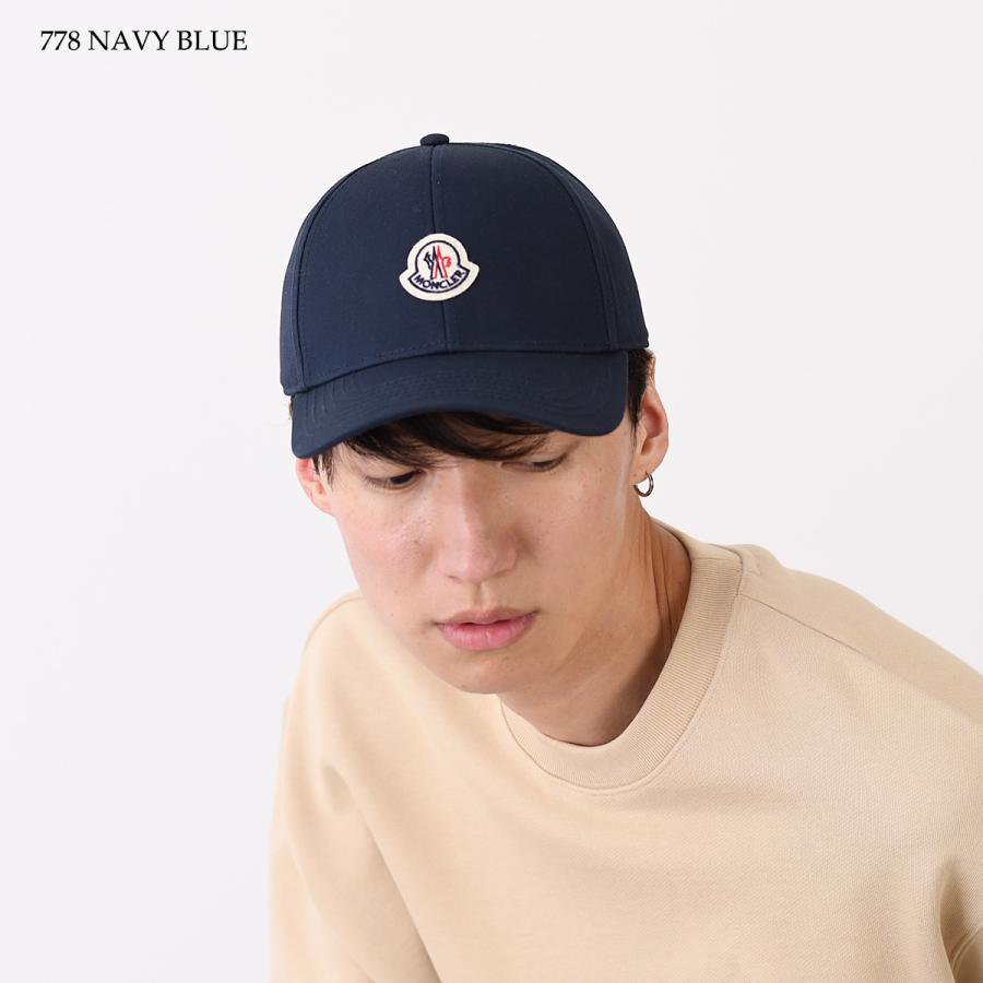 MONCLER ネイビー ベースボールキャップ MONCLER（モンクレール） 帽子