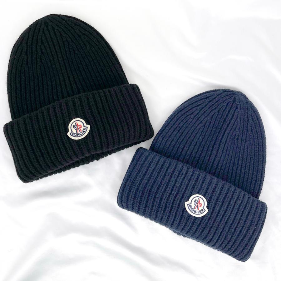 ブラック系新品本物モンクレール ニット帽 ネイビー ニットキャップ ビーニー メンズブラック系 11 700 Hafryat Com