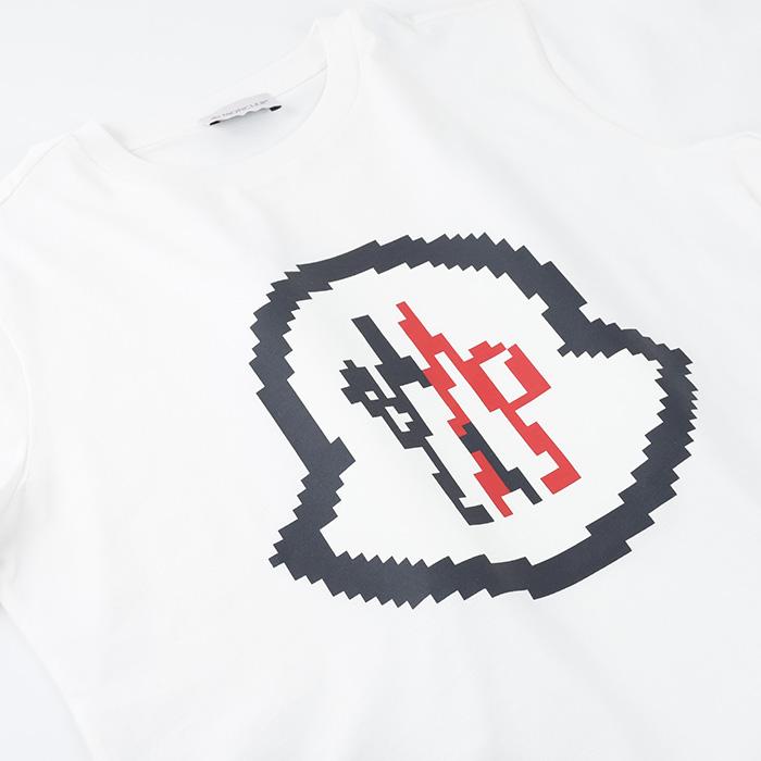新品✨国内正規品 MONCLERモンクレール 子供 kids Tシャツ 白140 モンクレール キッズ Tシャツ 半袖 MONCLER ブランド カットソー