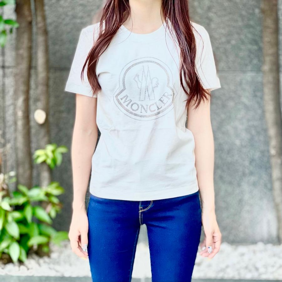 Moncler モンクレール ロゴtシャツ Tシャツ ロゴt ラインストーン ロゴ トップス 半袖 White ホワイト レディース 8c0000fb ギフト プレゼント オススメ Mc 8c0000fb セレクトショップ Felice Yahoo 店 通販 Yahoo ショッピング
