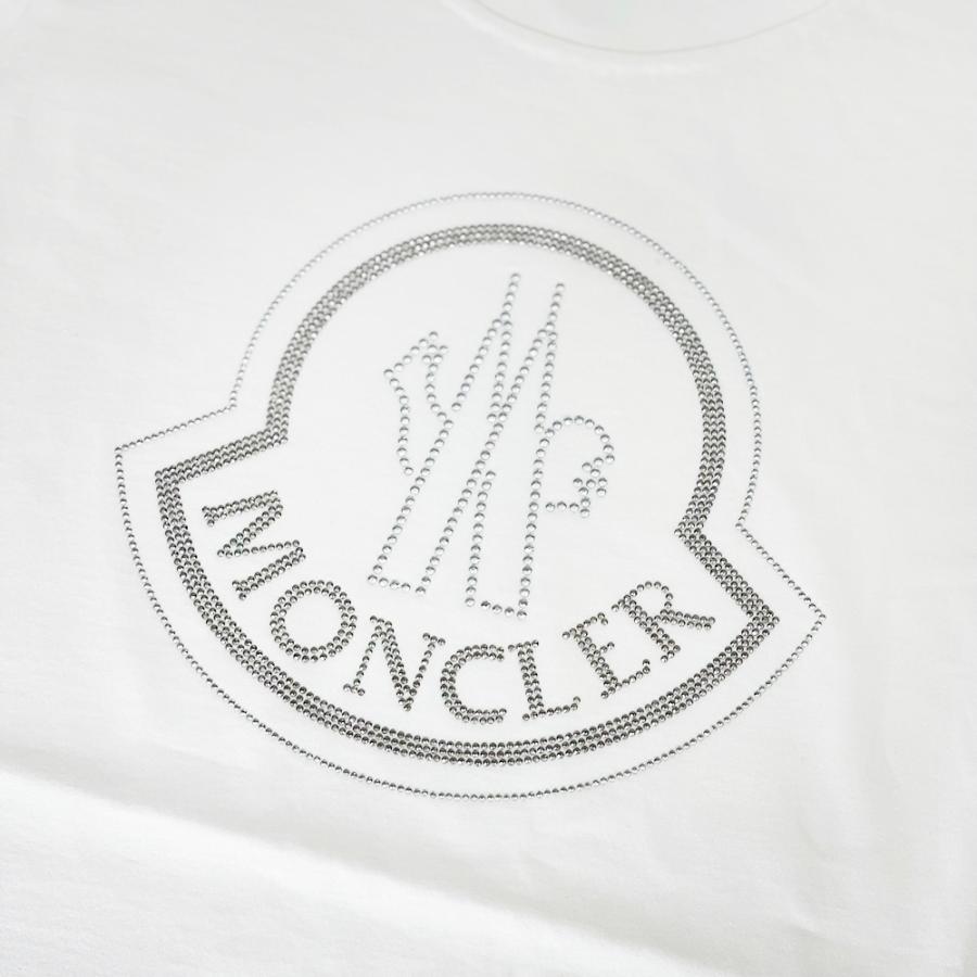 MONCLER モンクレール ロゴTシャツ Tシャツ ロゴT ラインストーン ロゴ 