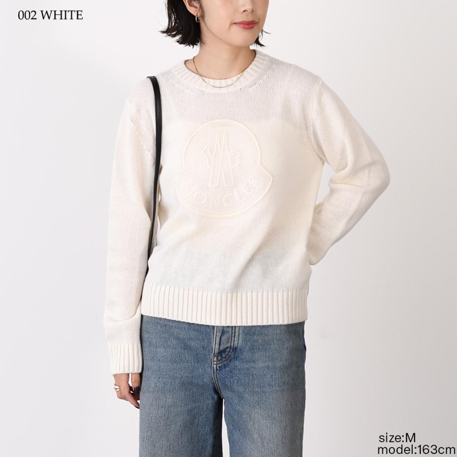 MONCLER モンクレール ニット セーター トップス 刺しゅうロゴ ウール