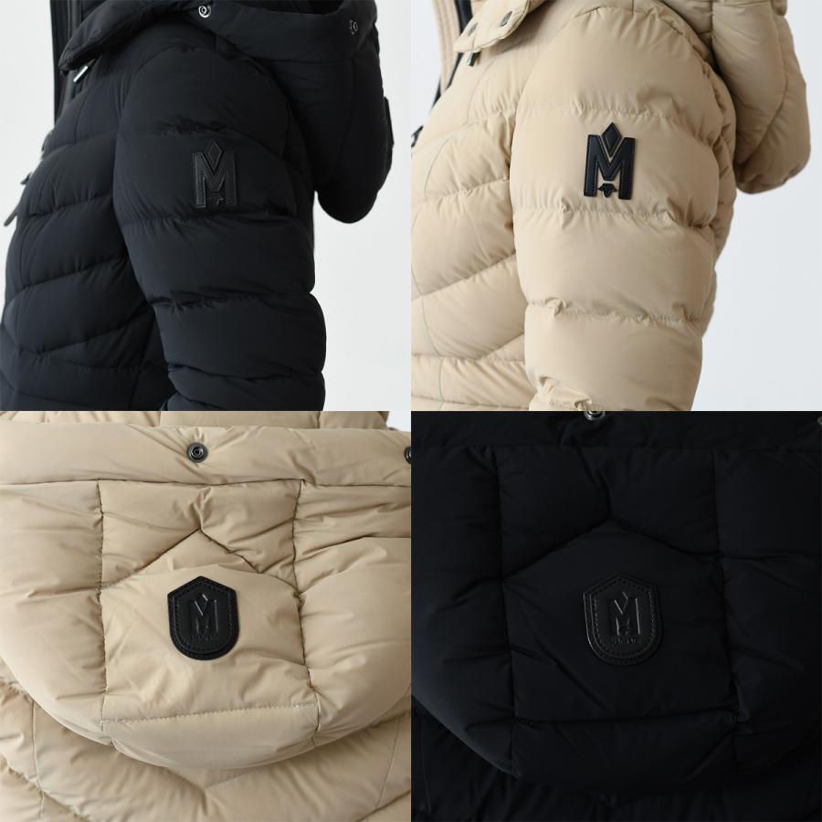 MACKAGE マッカージュ ダウン アウター PATSY-F ダウンジャケット レディース ブラック ベージュ ファー 冬服 防寒 ナイロン ロゴ | Mackage | 10
