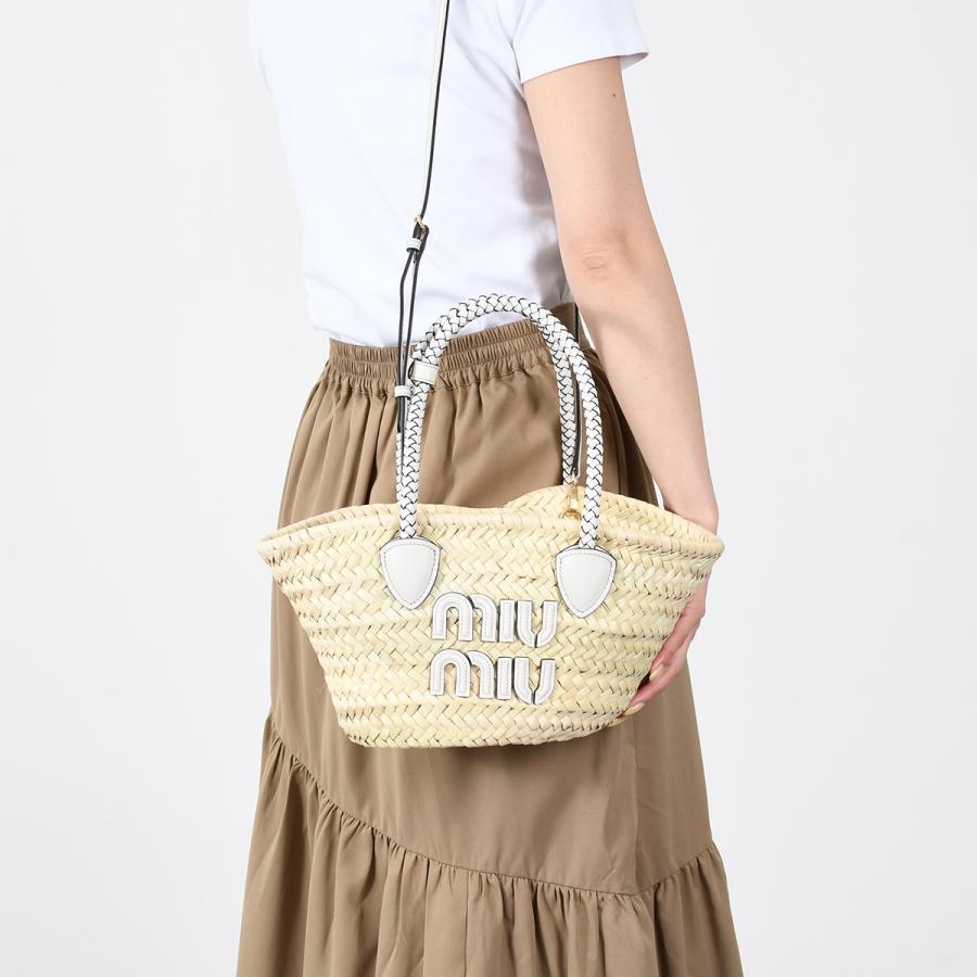 miu MIU ミュウミュウ かごバッグ ハンドバッグ ショルダー miu MIU ミュウミュウ かごバッグ ハンドバッグ ショルダー