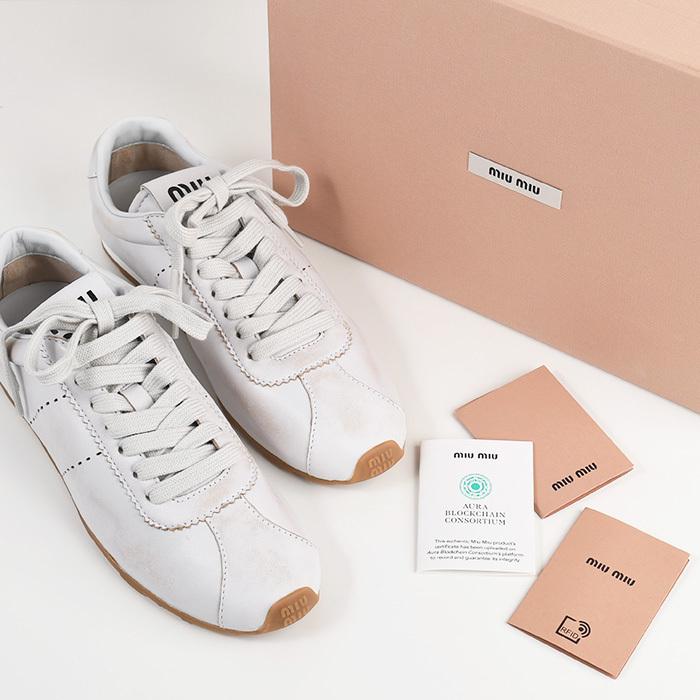 miu MIU ミュウミュウ シューズ 靴 スニーカー プリューム