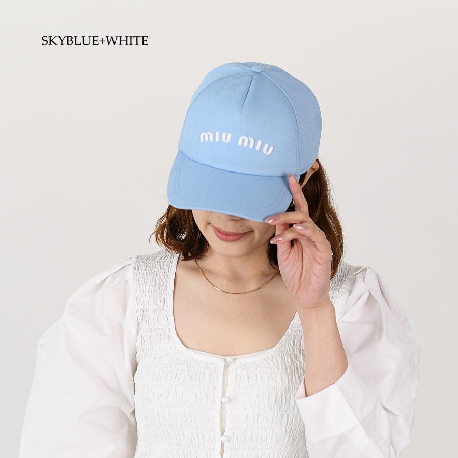 miu MIU ミュウミュウ キャップ 帽子 ドリル ベースボール CAP miu MIU ミュウミュウ キャップ 帽子 ドリル ベースボール CAP