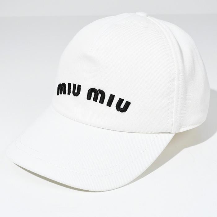 素晴らしい 新品 miu ロゴ ベースボール キャップ ホワイト i9tmg.com.br