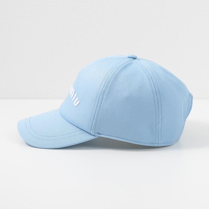 miu MIU ミュウミュウ キャップ 帽子 ドリル ベースボール CAP miu MIU ミュウミュウ キャップ 帽子 ドリル ベースボール CAP