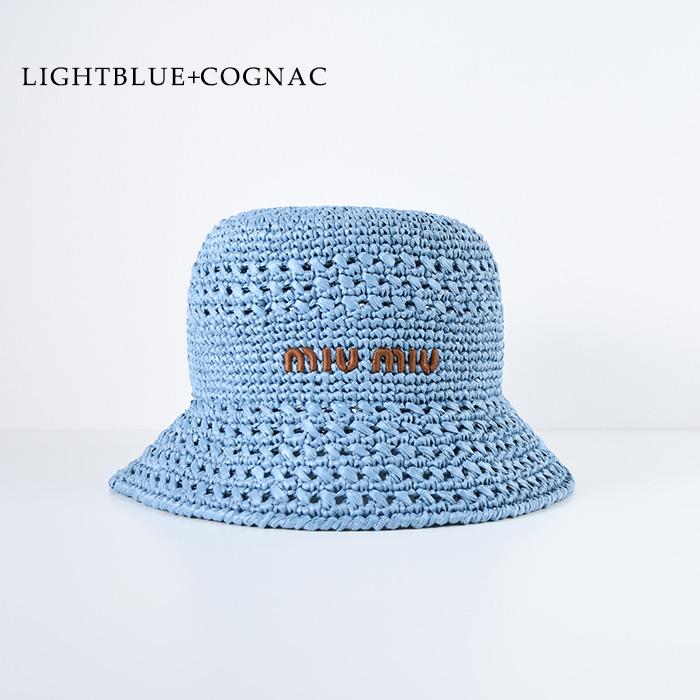 miu MIU ミュウミュウ ハット 帽子 バケハ ラフィアハット miu MIU ミュウミュウ ハット 帽子 バケハ ラフィアハット