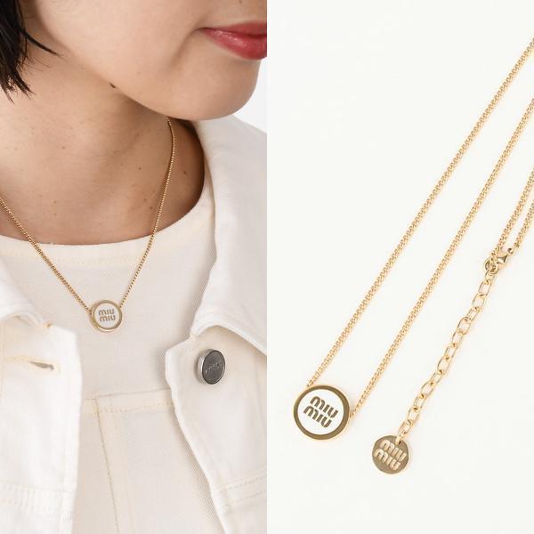 MIUMIU レディース 雑貨 5IC096 2F6T F0033 miu MIU ミュウミュウ メタル アクセサリー ネックレス 5IC096