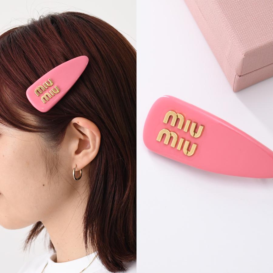 miu miu（ミュウミュウ） ヘアクリップ ヘアアクセサリー パテント