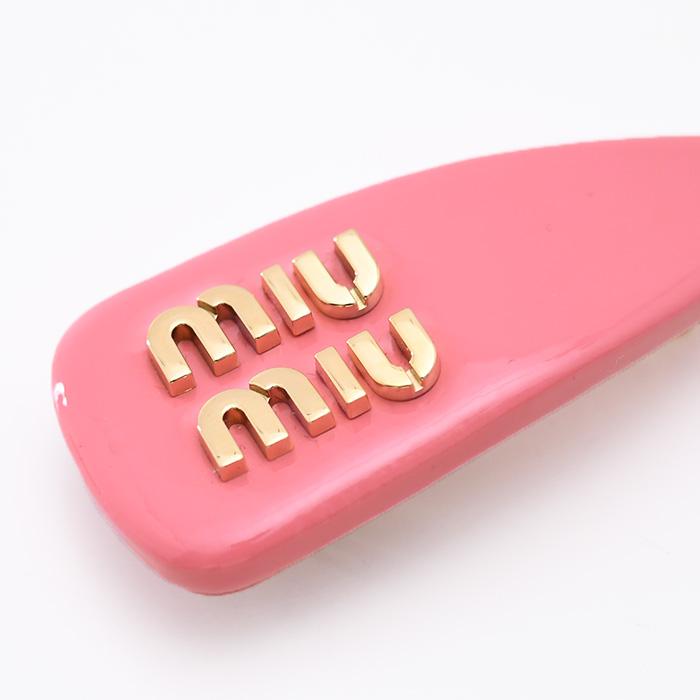miu miu（ミュウミュウ） ヘアクリップ ヘアアクセサリー パテント