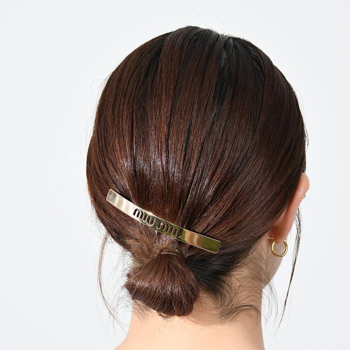 Miumiu ミュウミュウヘアピンバレッタヘアアクセ Miumiu ミュウミュウヘアピンバレッタヘアアクセ