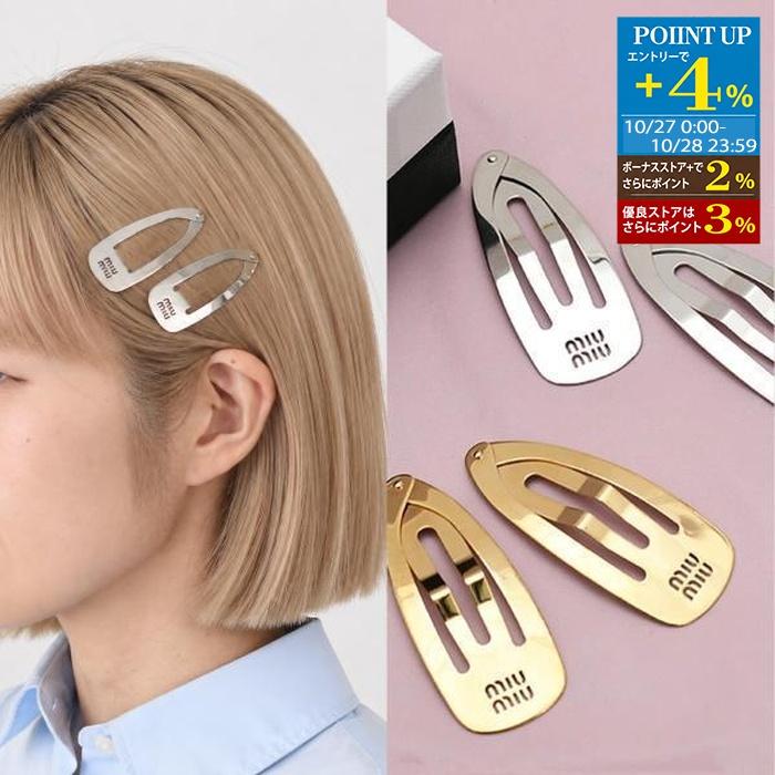 miu miu（ミュウミュウ） ヘアアクセサリー ヘアピン メタルヘア