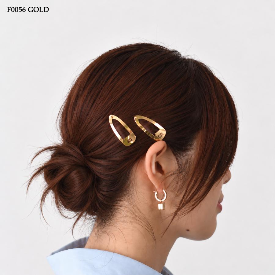 MIU MIU ミュウミュウ ヘアクリップ ヘアピン 2本セット ゴールドパール miu miu（ミュウミュウ） ヘアアクセサリー ヘアピン メタルヘア