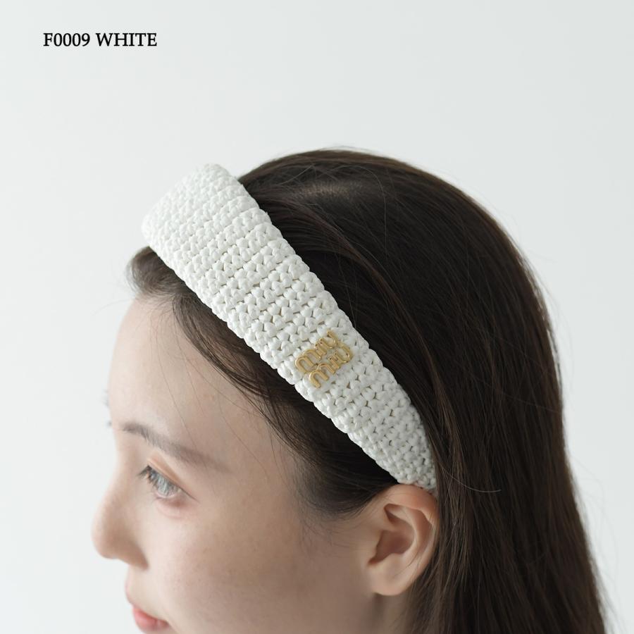 MIU MIU ホワイト カチューシャ カチューシャ ホワイト（白）系 MiuMiu