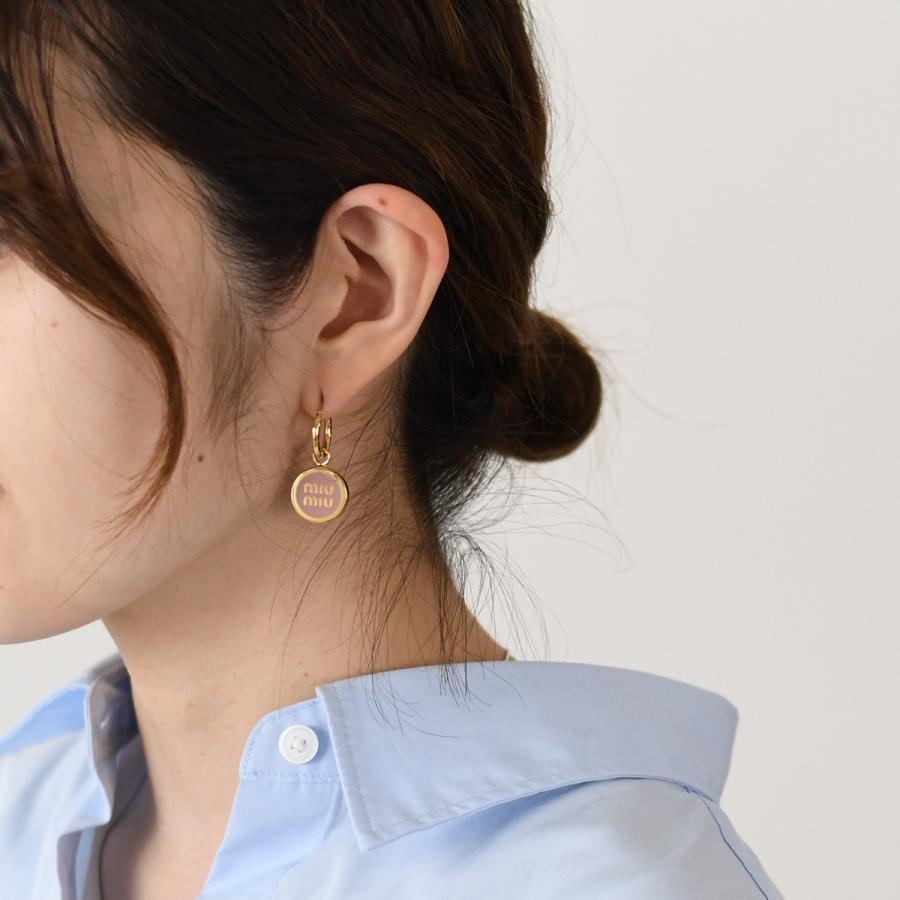 miu MIU ミュウミュウ アクセサリー エナメルメタル ピアス miu MIU ミュウミュウ アクセサリー エナメルメタル ピアス