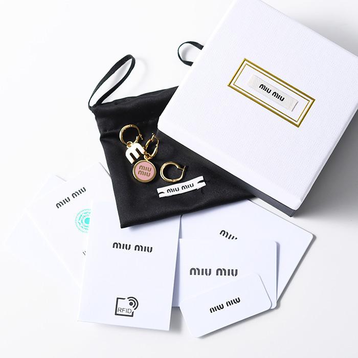 miu MIU ミュウミュウ アクセサリー エナメルメタル ピアス miu MIU ミュウミュウ アクセサリー エナメルメタル ピアス