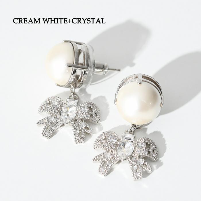 MIU MIU ミュウミュウ ピアス アクセサリー リボン パール マイクロ