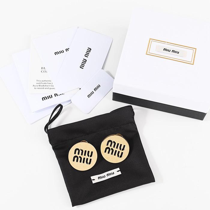 miu miu（ミュウミュウ） アクセサリー ピアス ミュウロゴピアス