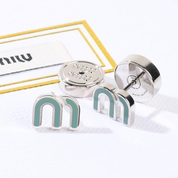 miu miu（ミュウミュウ） アクセサリー ピアス エナメルメタル 5JO911