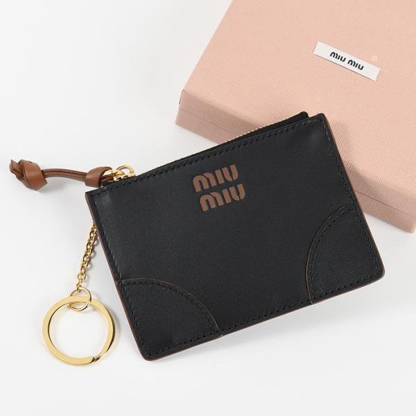 miu MIU ミュウミュウ カードケース 定期入れ レザー 5MC093 2CSB 
