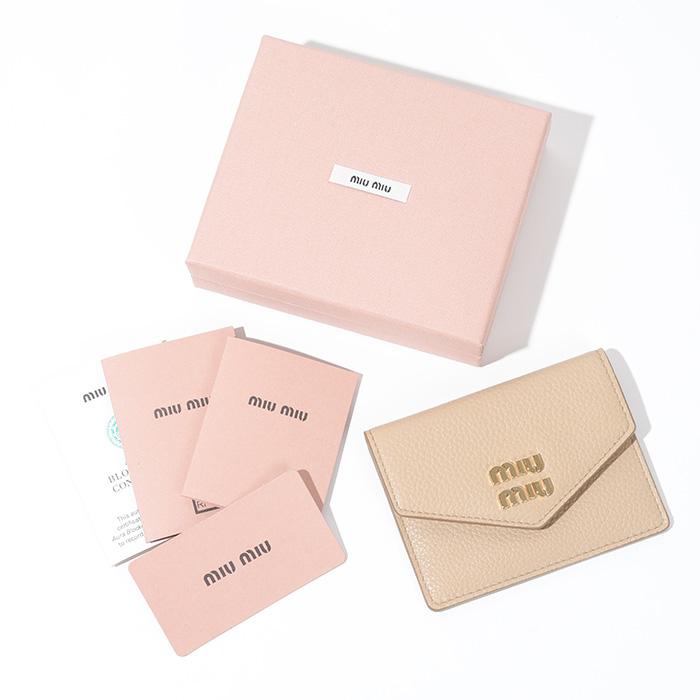 miu MIU ミュウミュウ 小物ケース カードケース ヴィッテロダイ
