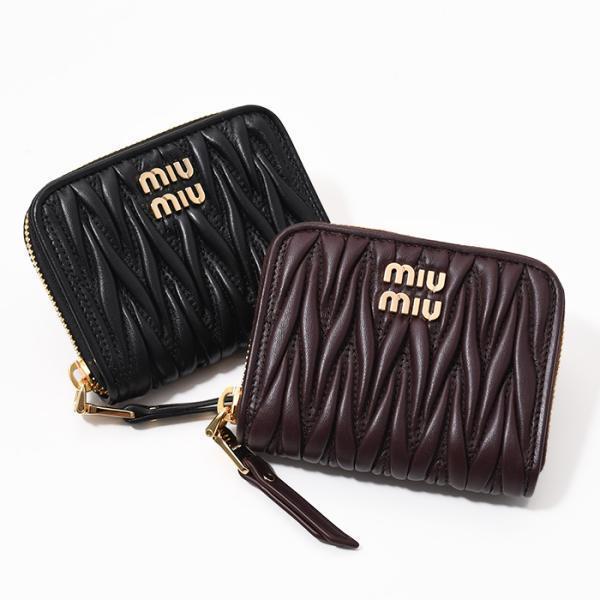 ミュウミュウ MIU MIU 財布 二つ折り財布 マテラッセ | labiela.com