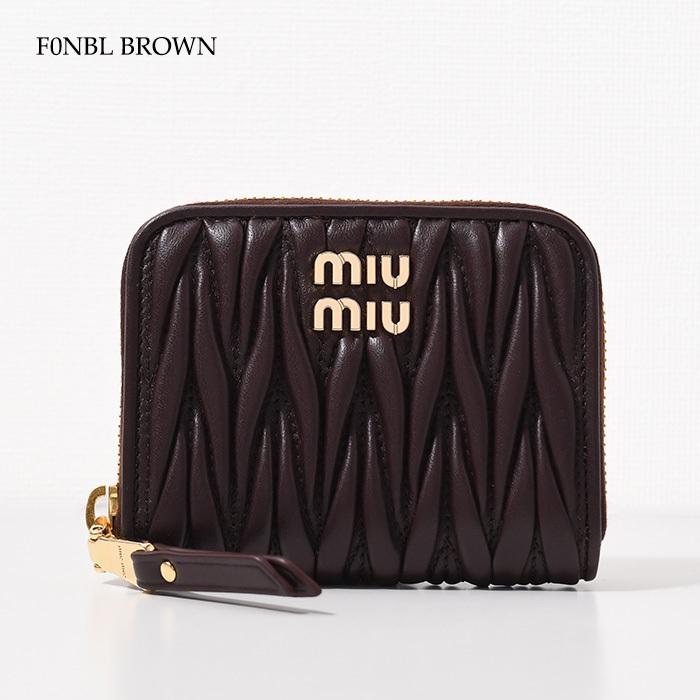 MIU MIU ラウンド型コインケース miu MIUMIU ミュウミュウ フラグメントケース 5MB006 54V