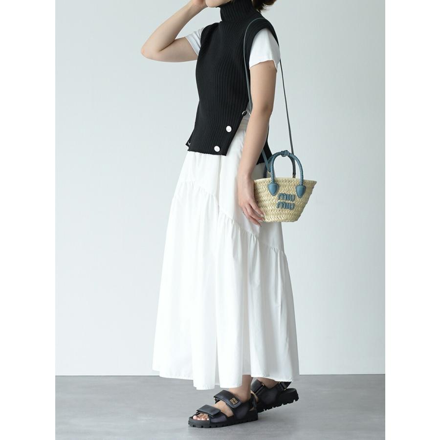 miu miu（ミュウミュウ） サンダル レザーサンダル ダブルストラップ