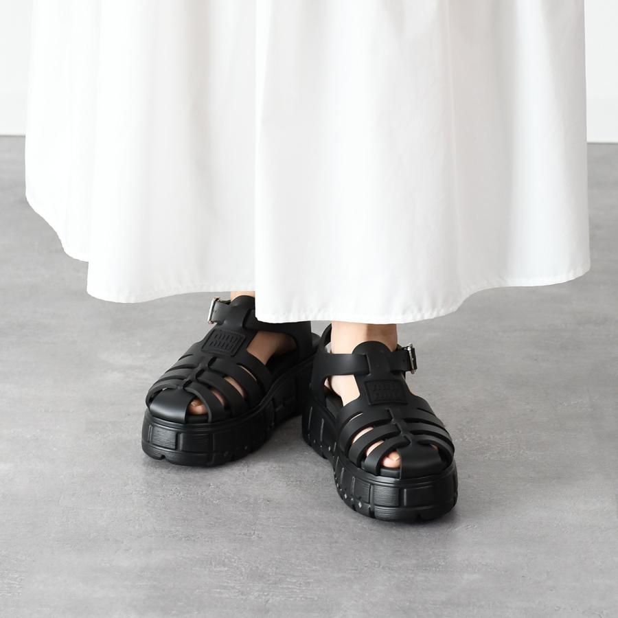 miu MIU ミュウミュウ サンダル シューズ EVA プラットフォーム miu MIU ミュウミュウ サンダル シューズ EVA プラットフォーム