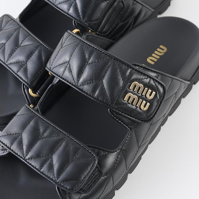 miu MIU ミュウミュウ サンダル シューズ スライドサンダル
