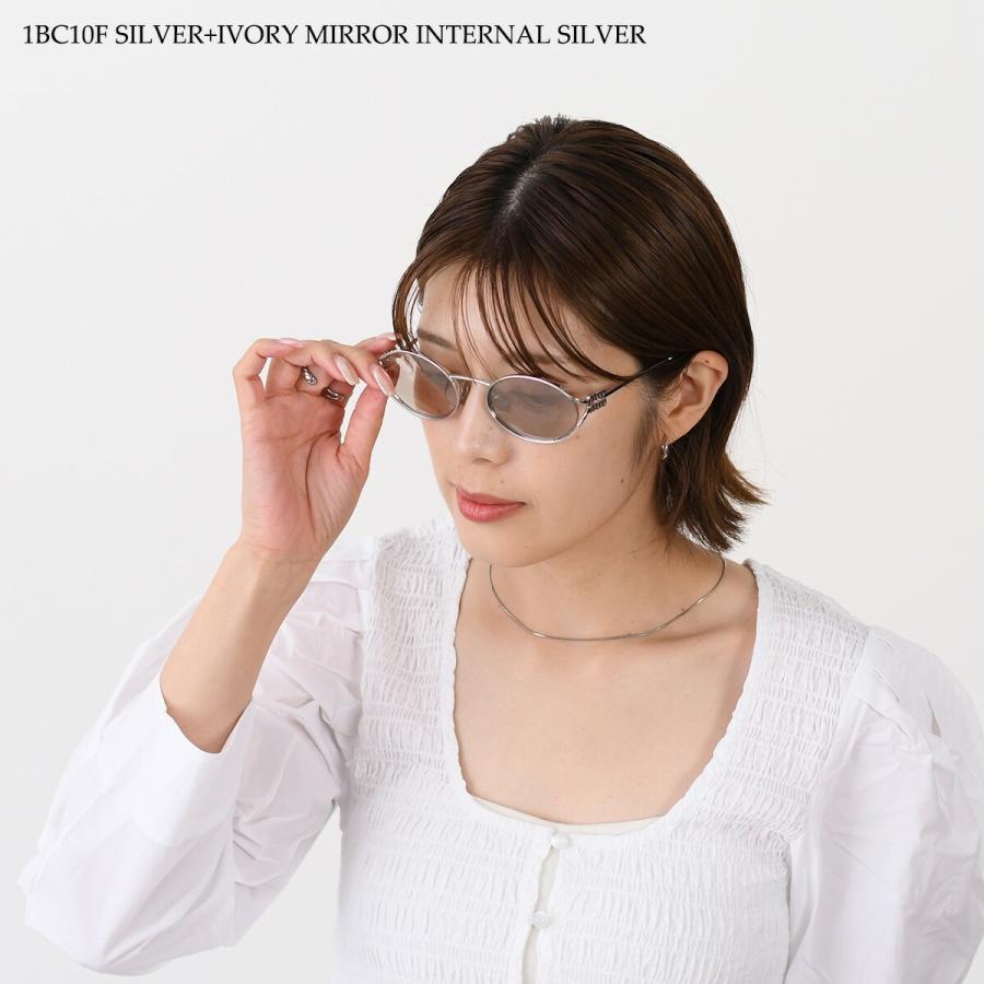 miumiu サングラス　0MU52YS Miu Miu MU 52YS L (54 - 21) with Blue lenses and Pink frame