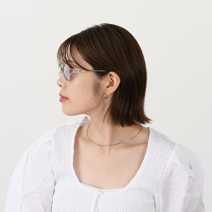 y2k miumiu リムレス サングラス ミラーレンズ シルバー 大人気miumiu勢揃い！新作から再入荷アイテムまで一挙ご紹介｜EYETHINK