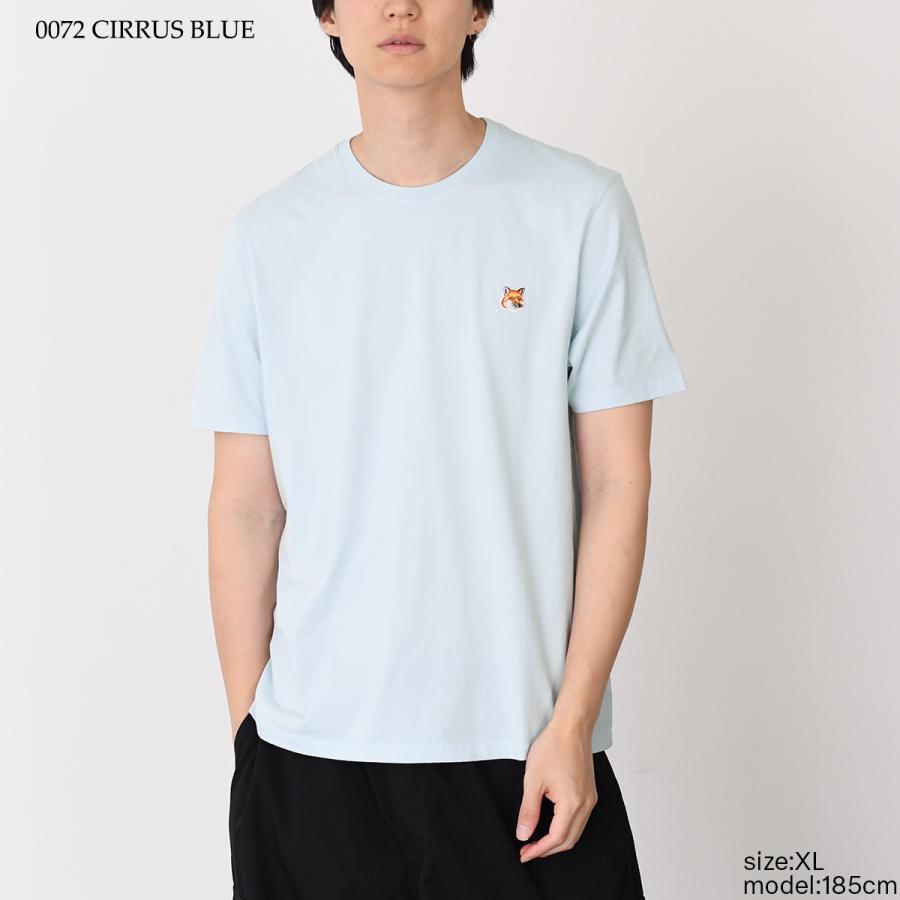 新品メゾンキツネ MAISON KITSUNE フォックスヘッド Tシャツ水色 楽天市場】Maison Kitsune メゾンキツネ Fox Head Patch Regular