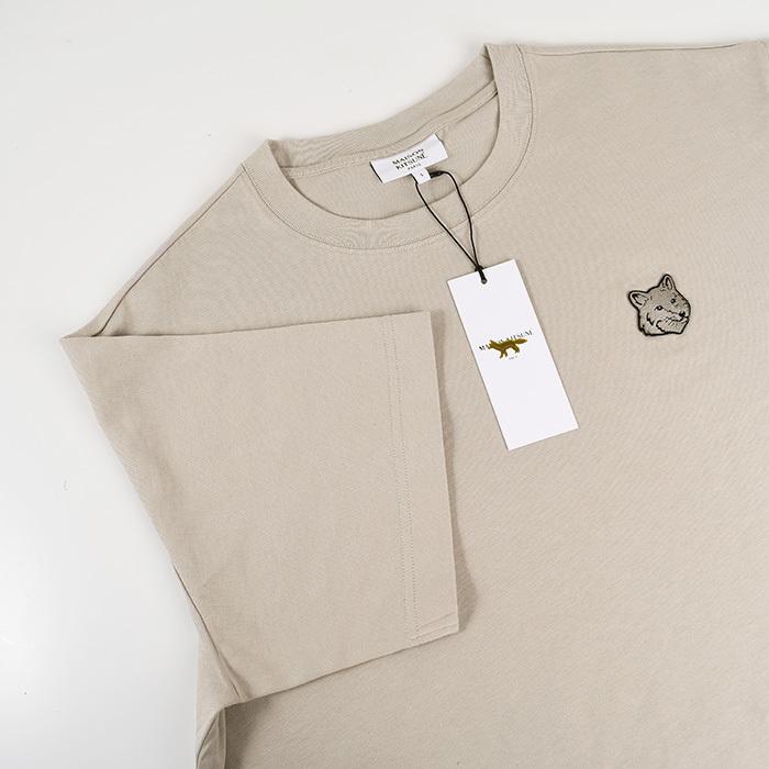 メゾン キツネ ボールド フォックスヘッド パッチ オーバーサイズ Tシャツ MAISON KITSUNE メゾンキツネ トップス メゾン キツネ ボールド
