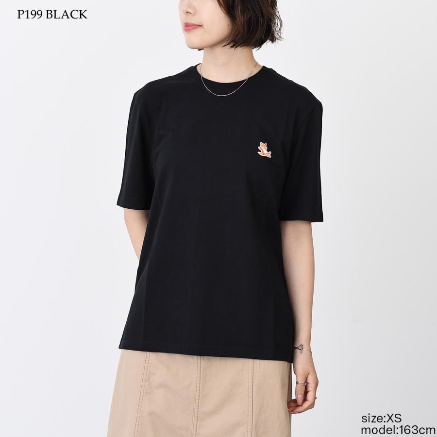【新品】MAISON KITSUNE メゾンキツネ Tシャツ チラックス 黒 MAISON KITSUNE Maison Kitsune メゾンキツネ Tシャツ Chillax