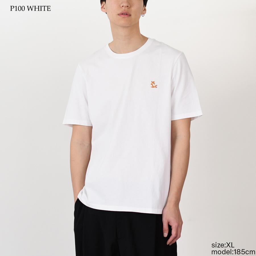 メゾン キツネ フォックス パッチ メンズTシャツ LM00110KJ0008 MA5093EW00129_4_l.jpg