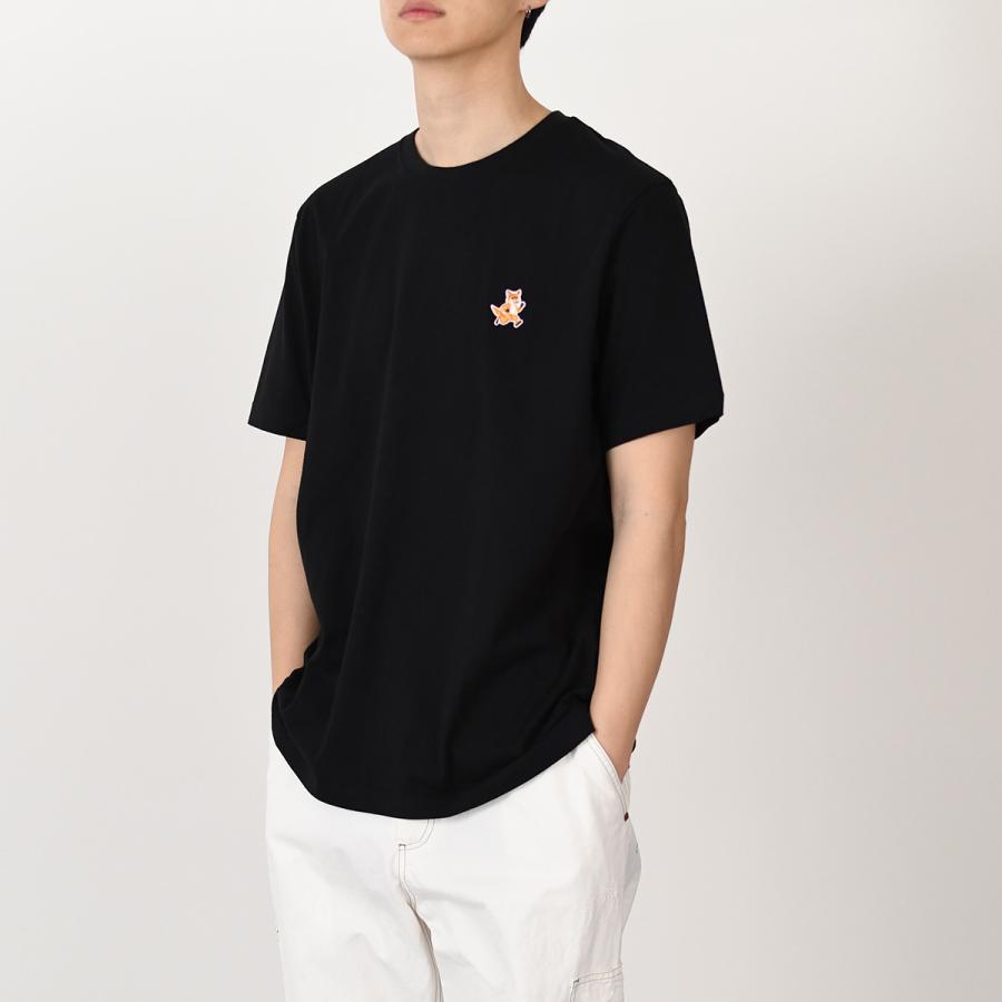 メゾンキツネ　フォックス　Tシャツ　ブラック MAISON KITSUNÉ - 【レディース】フォックスヘッド パッチ