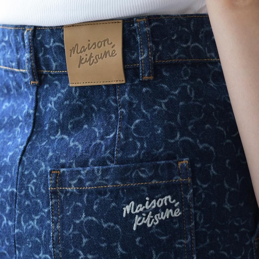 MAISON KITSUNE メゾン キツネ ボトム デニム ミニ スカート